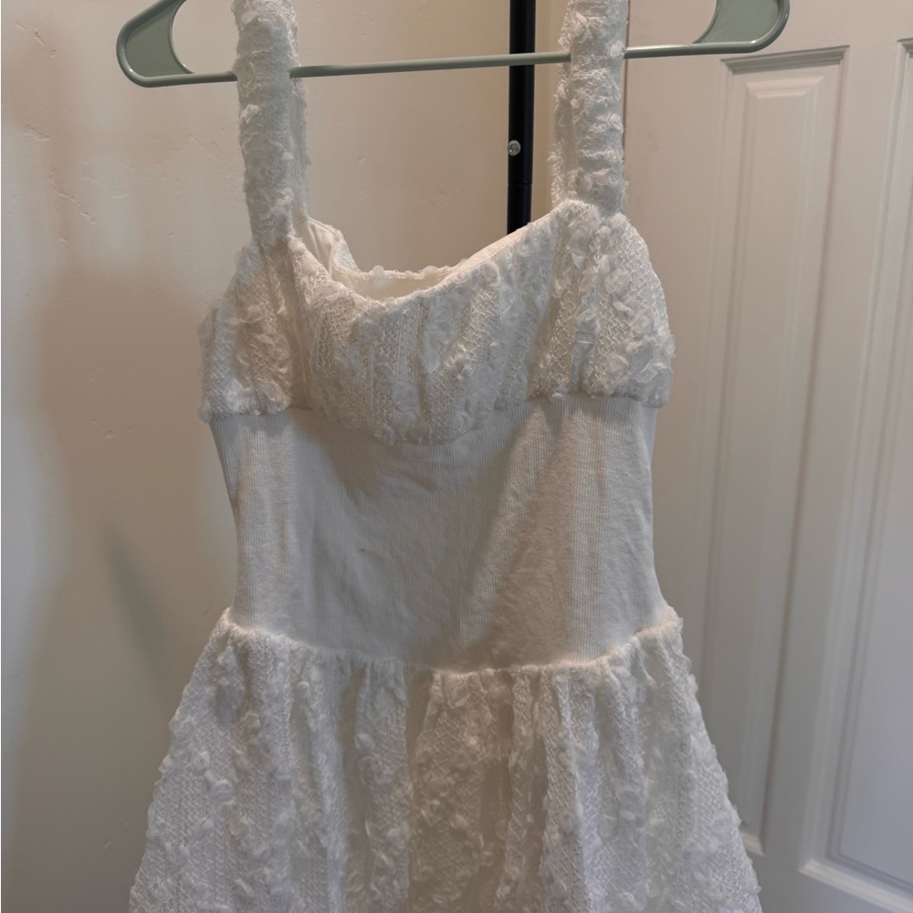 Promesa White Lace Party Dress - Picture 4 of 6